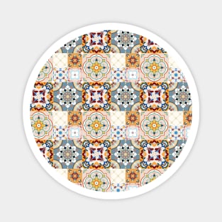 Azulejo #7- vector Portuguese Moorish pattern Magnet